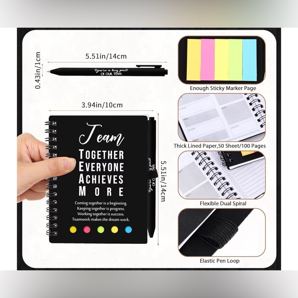A6 Spiral Journal Notebook with Pen